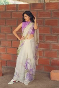 Printed saree