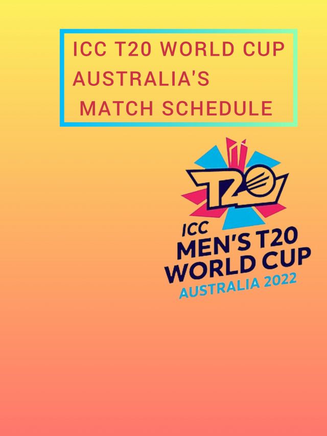 australia t20 world cup 2022 match list