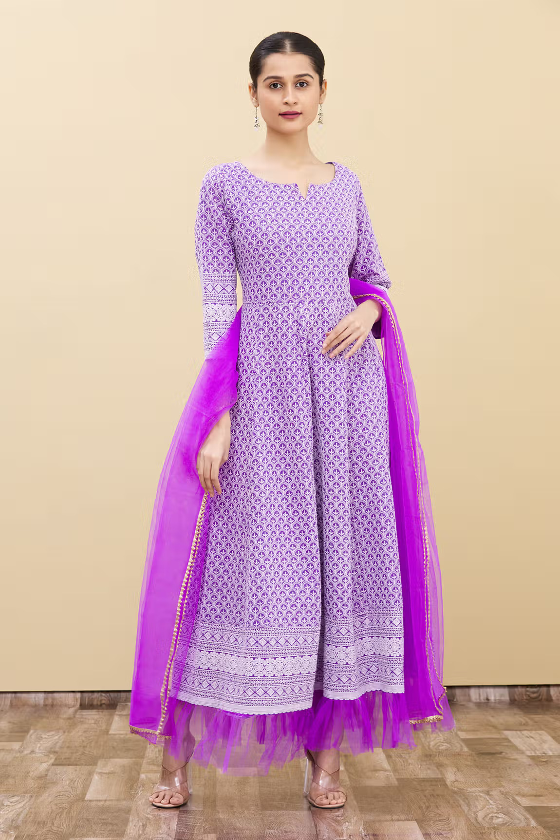 Formal Cotton Checkered Women Woolen Kurti (Blue) in Udham-Singh-Nagar at  best price by Punjabi Virsa Boutique - Justdial
