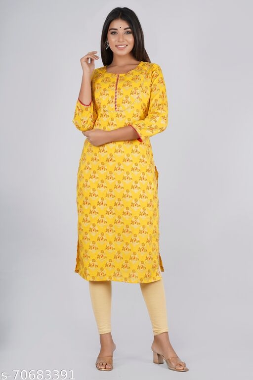 LATEST WOMEN FASHION STRAIGHT KURTI