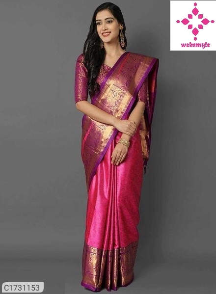 Fantastic Jacquard Cotton Silk Saree