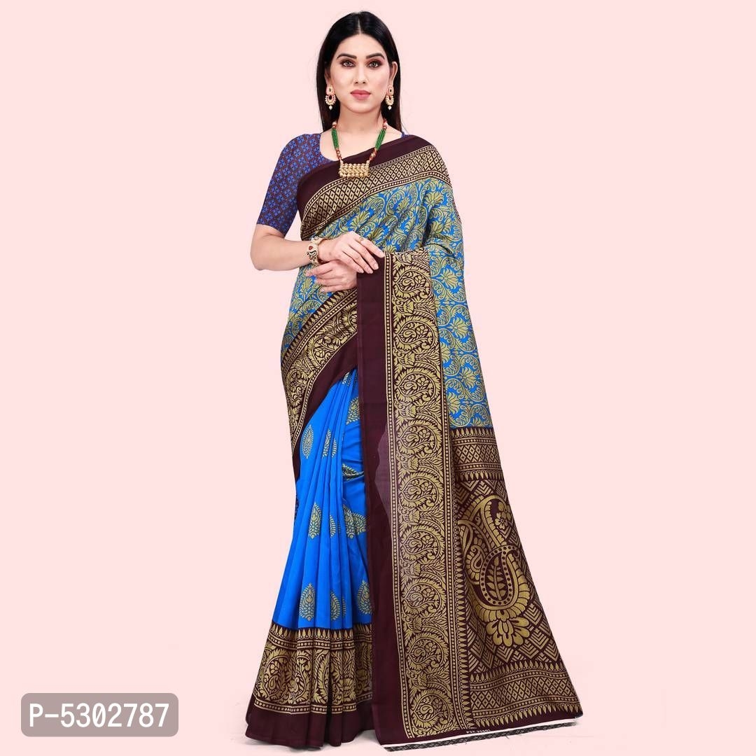 Lichi Printed Party & Festive Wear Saree With Blouse