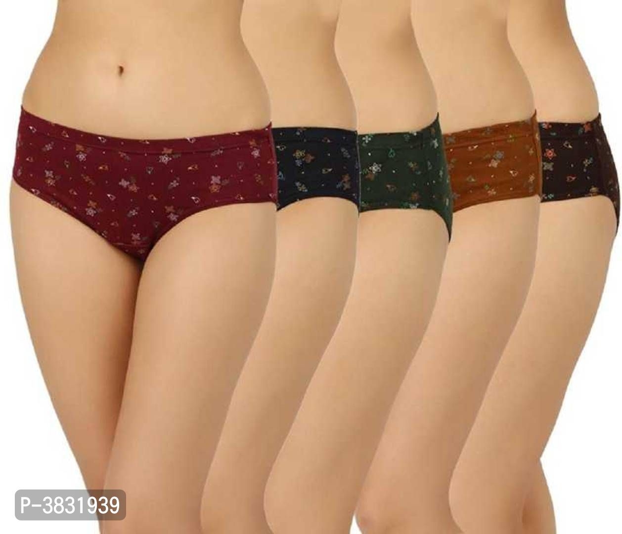 Cotton Printed Brief  Pack of 5
