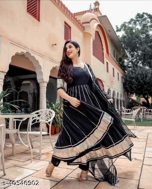 Latest & Fashionable Embroidery Plain Fancy Kurta with Dupatta and Pant Dupatta set