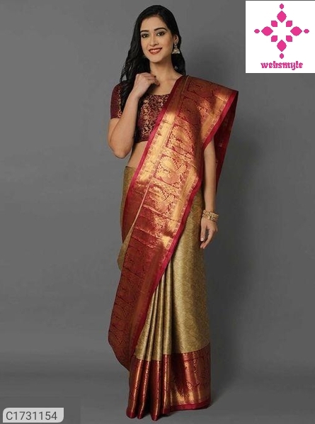 Fantastic Jacquard Cotton Silk Saree