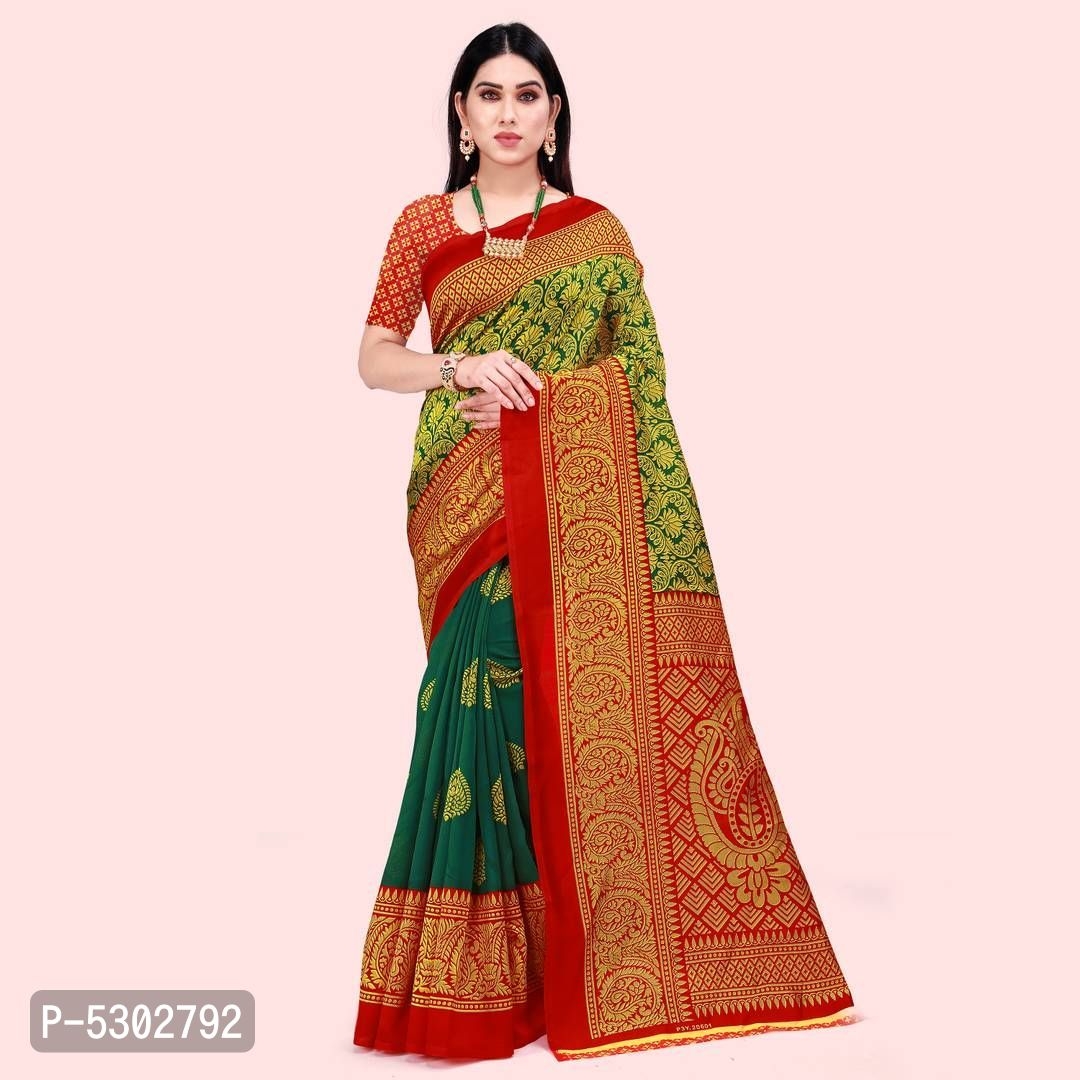 Lichi Printed Party & Festive Wear Saree With Blouse