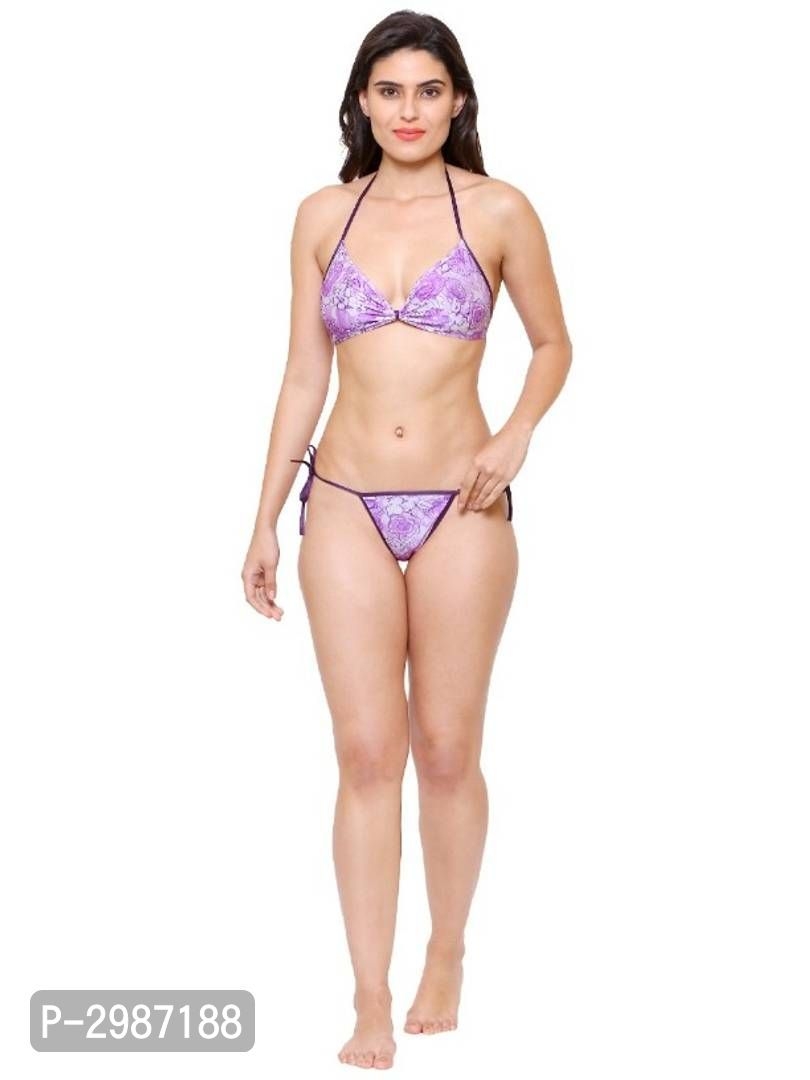 Satin Bikini Set