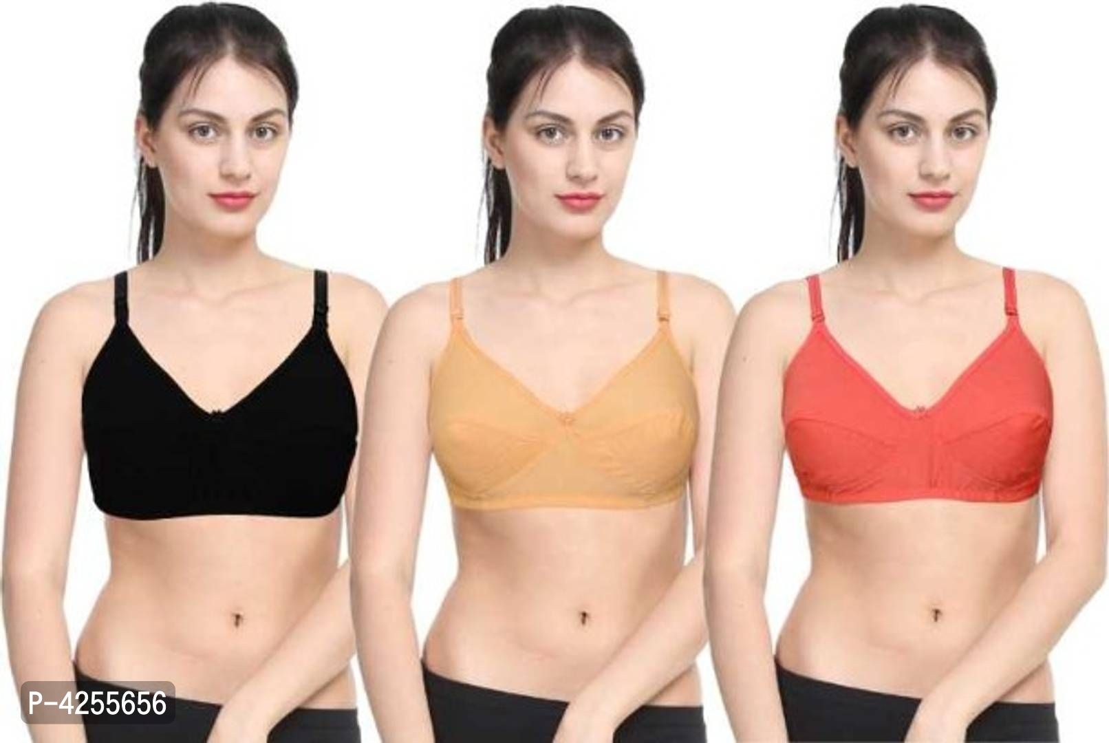 Women Trendy Solid Premium Bra Pack Of 3