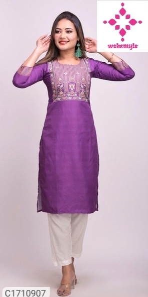 Pretty Printed Crepe Kurti