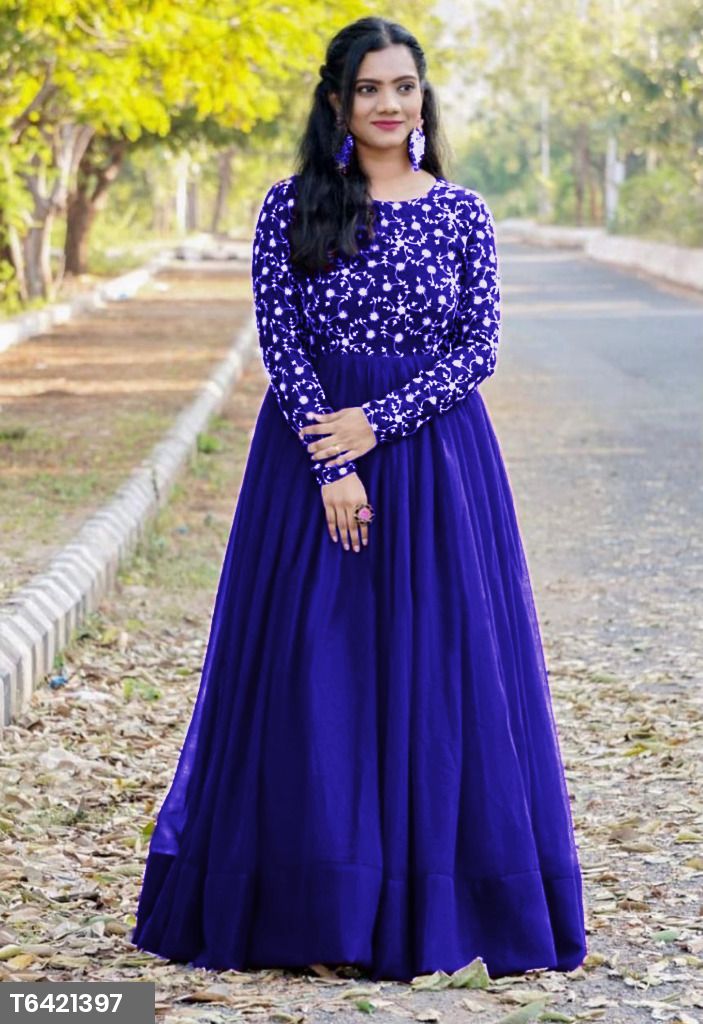 Trisha Amazing Wine Colour Womes's Gown