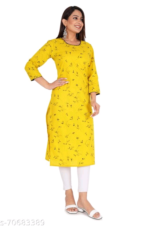 LATEST WOMEN FASHION STRAIGHT KURTI