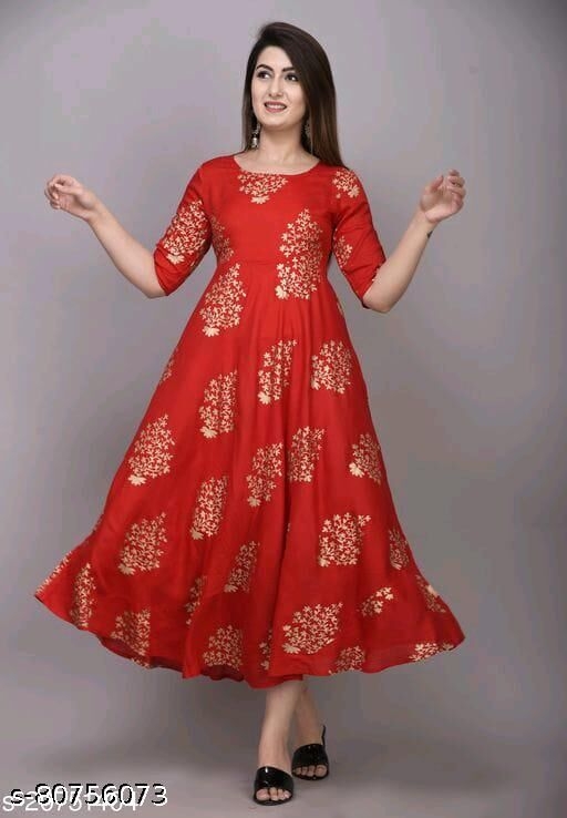 charvi rayon Kurtis