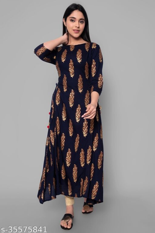 womens Rayon printed kurta
