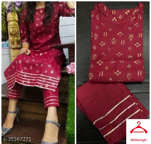 Trendy Fashionable Women Kurta Sets