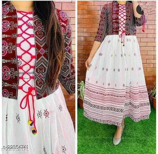 Women Reyon Printed Kurtis