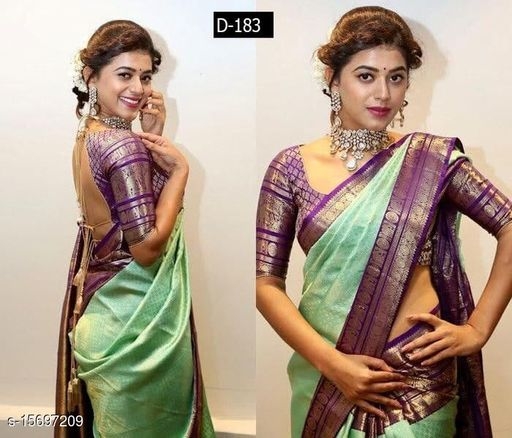 New stylish Soft silk saree