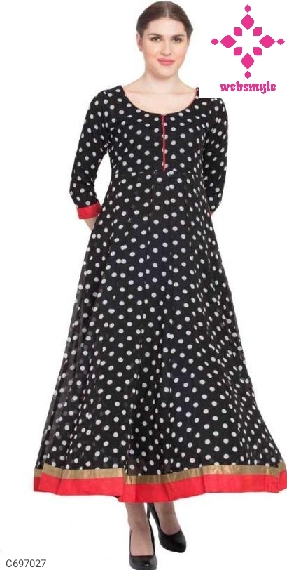 Fancy Crepe Printed Kurtis