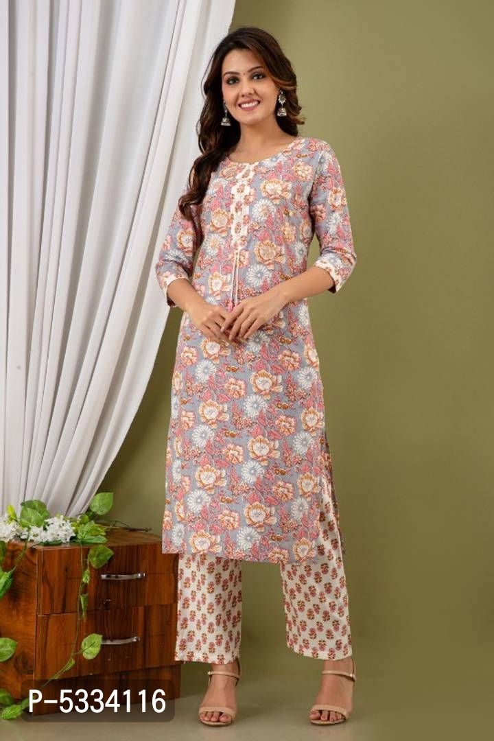 Trendy Beautiful Rayon Stitched Kurta Bottom Set