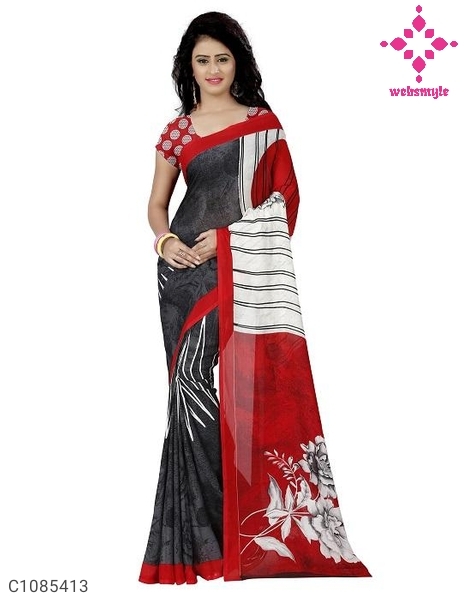 Trendy Georgette Printed Saree