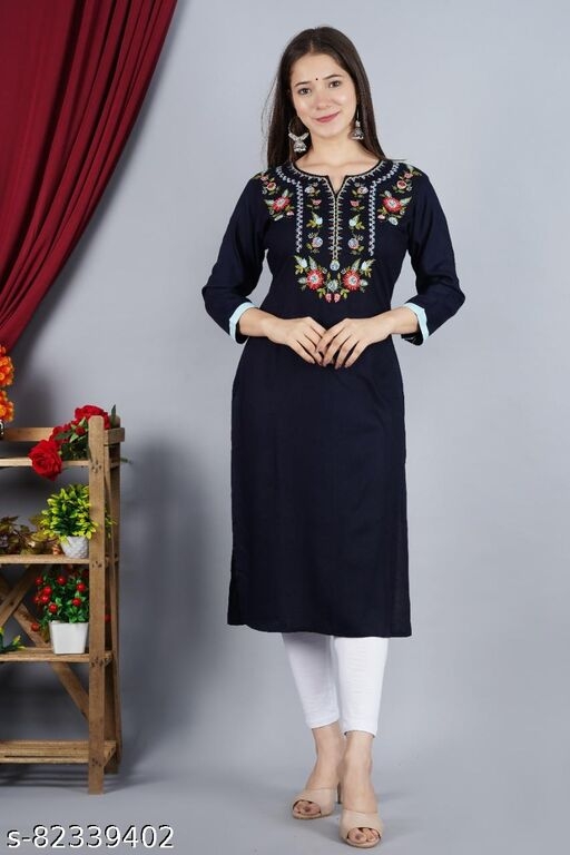 FASINOVA Women Embroidery kurti