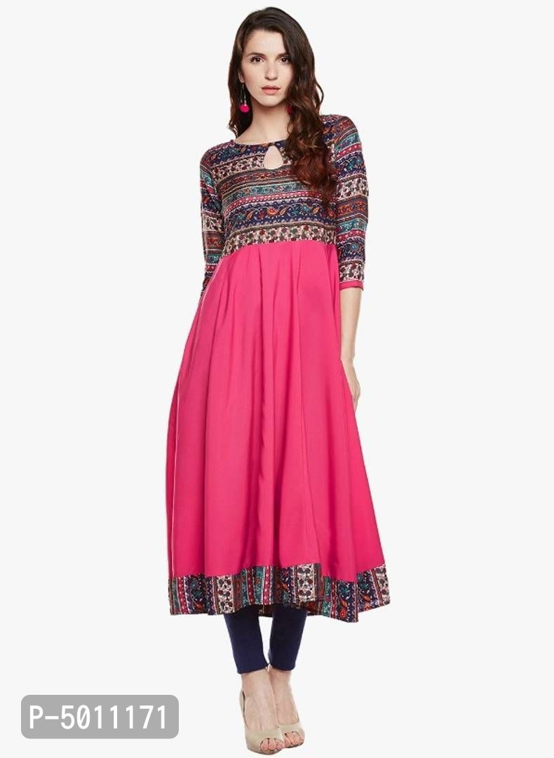 Women's Crepe Anarkali Kurta