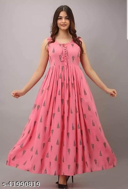 Stylish Flared kurti cum gown