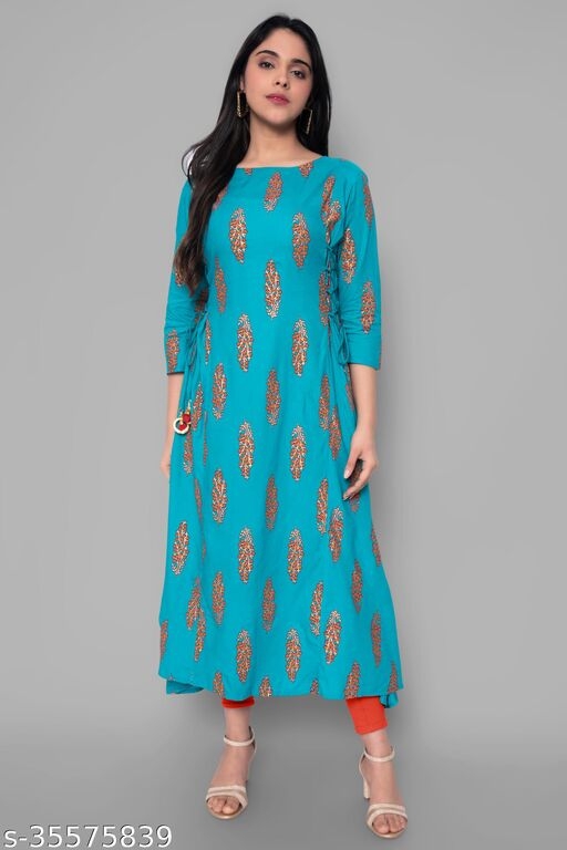 womens Rayon printed kurta