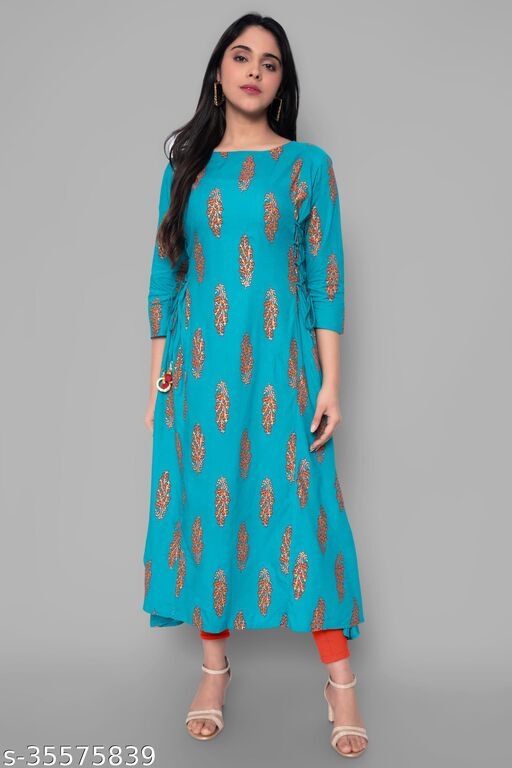 womens Rayon printed kurta