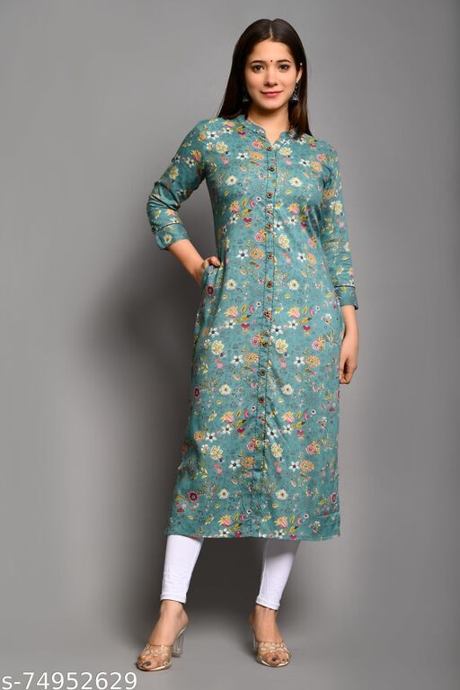 PUKHYA WOMEN RAYON KURTI