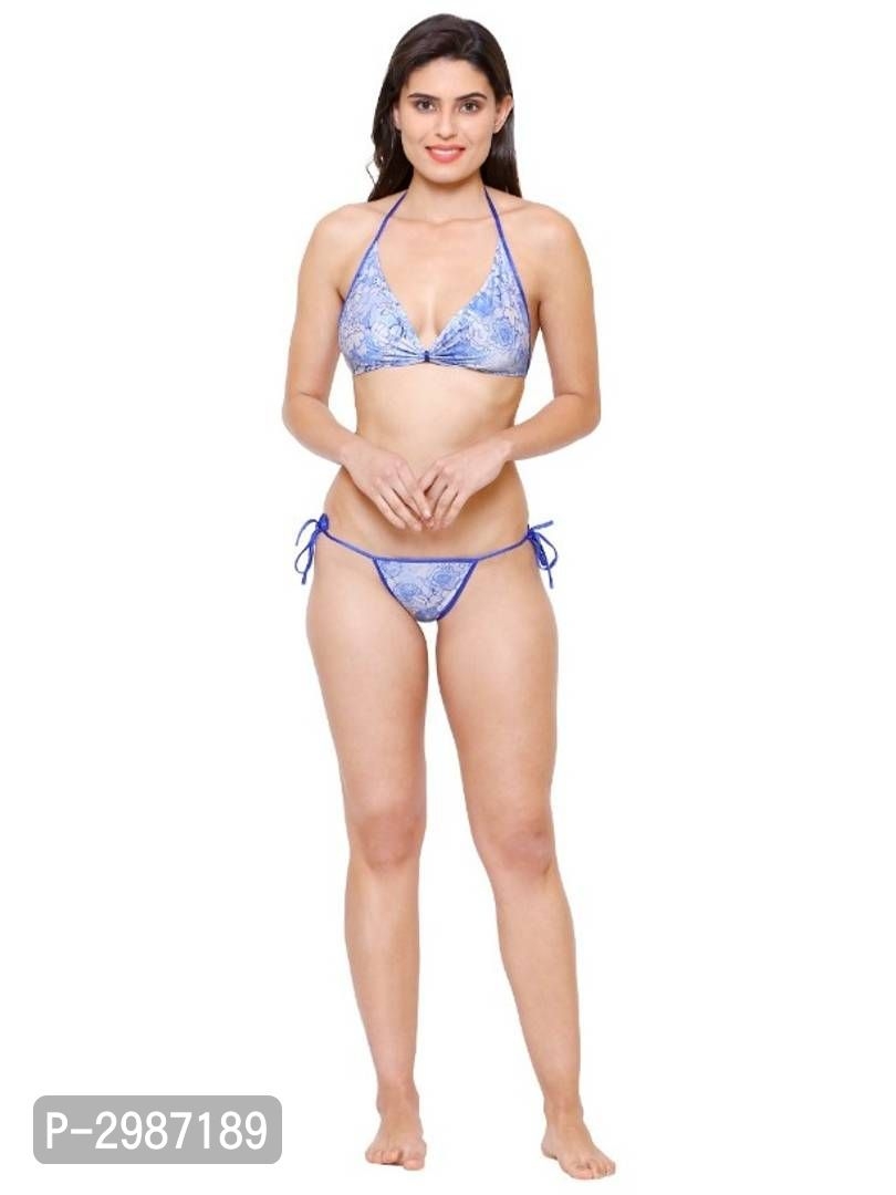 Satin Bikini Set