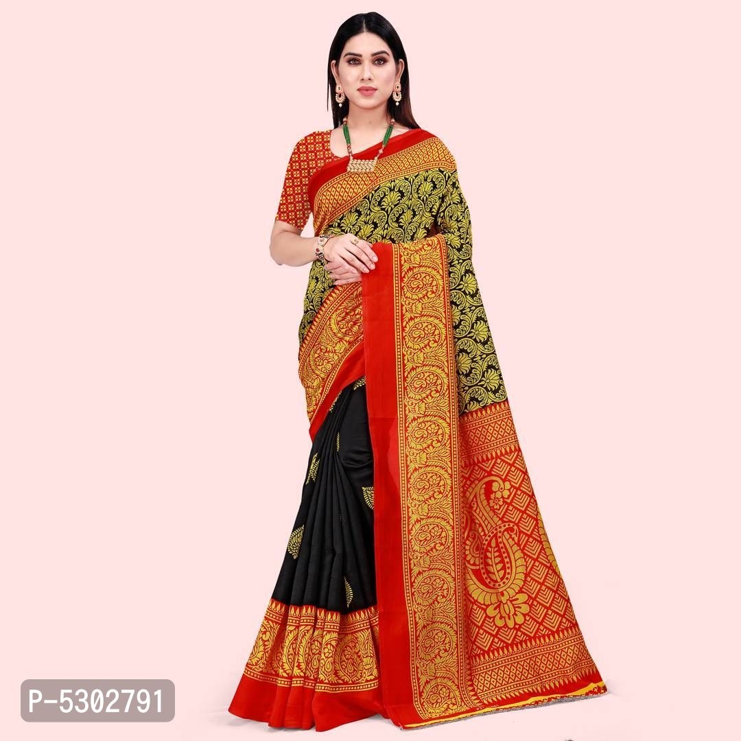  Lichi Printed Party & Festive Wear Saree With Blouse