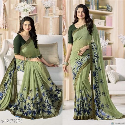 Daily wear fancy Georgette saree