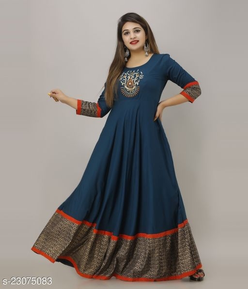 Pranu Creations Women A-Line Kurti