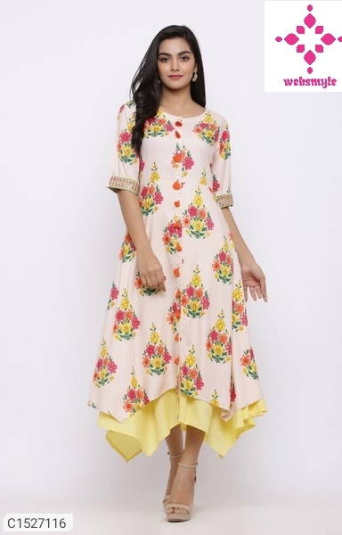Delicate Cotton Printed Kurtis