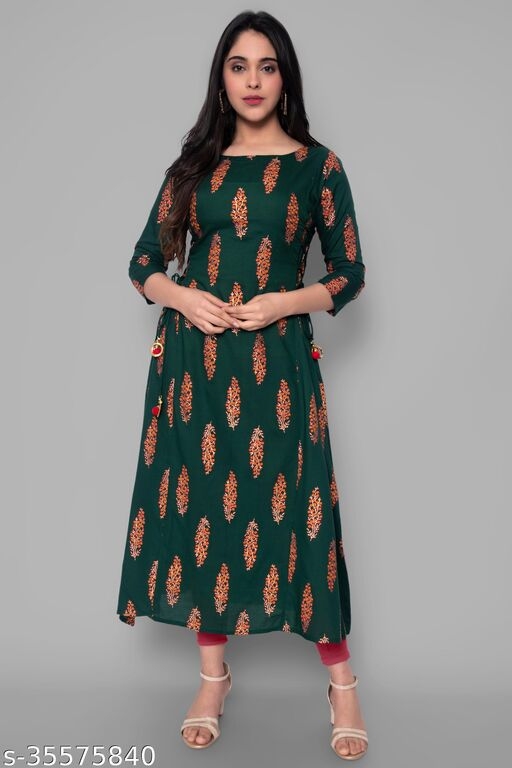 womens Rayon printed kurta