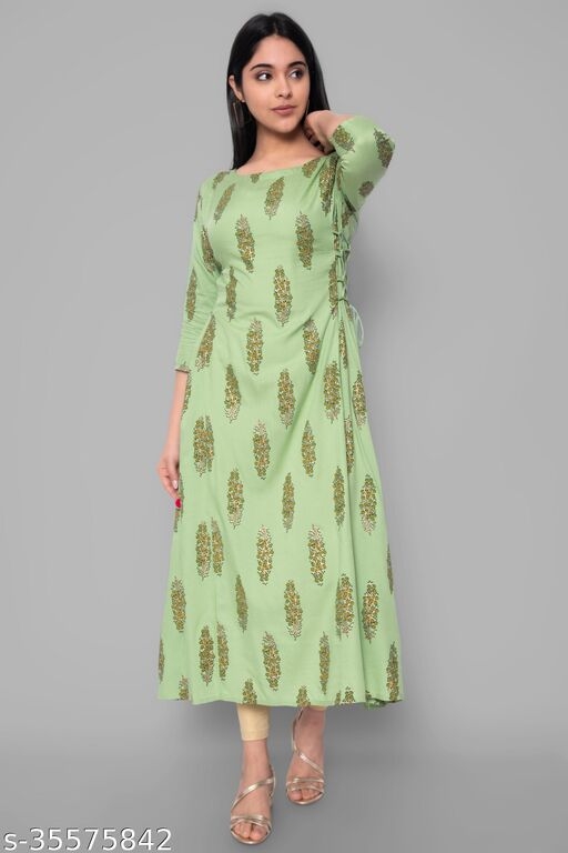 womens Rayon printed kurta