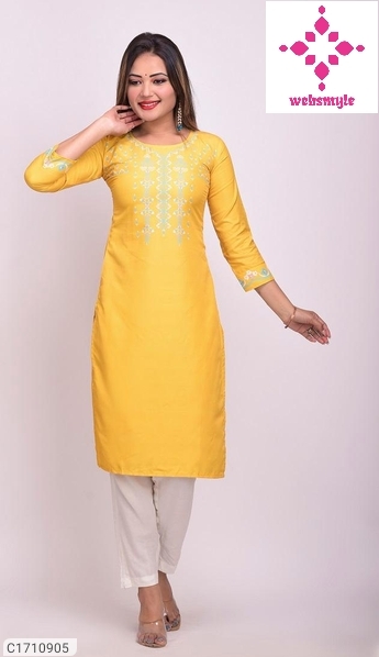 Pretty Printed Crepe Kurti