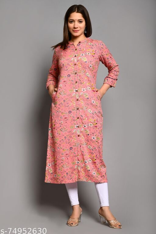 PUKHYA WOMEN RAYON KURTI