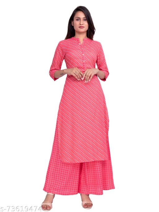 WOMEN KURTA PLAZZO SET